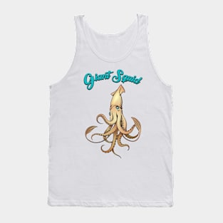 Giant Squid Anatomy Illustration Tank Top